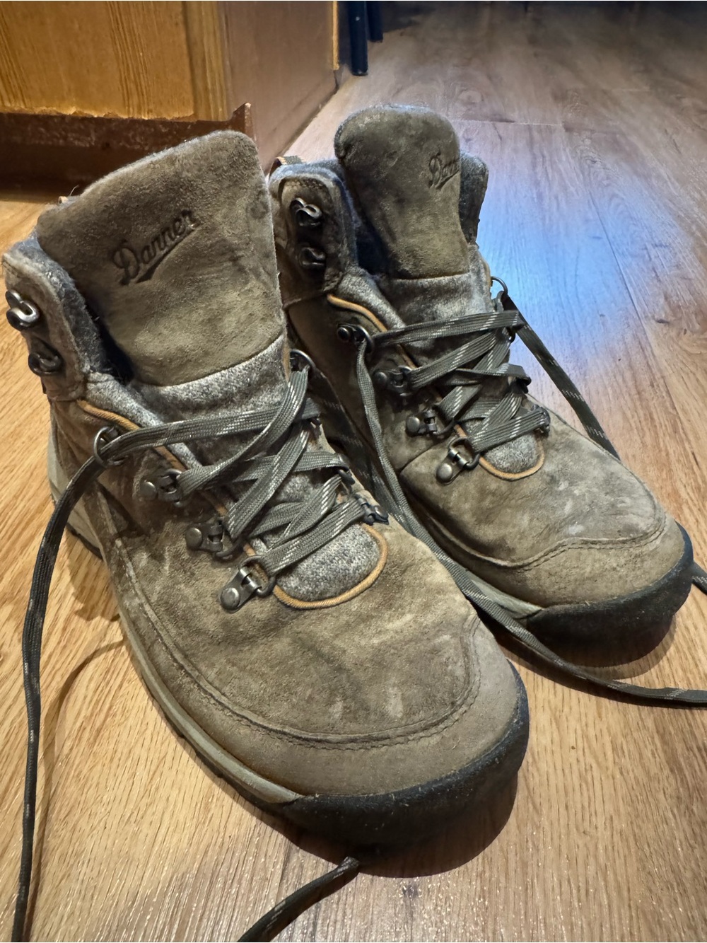 Danner Women’s Gray Suede Hiking Boots